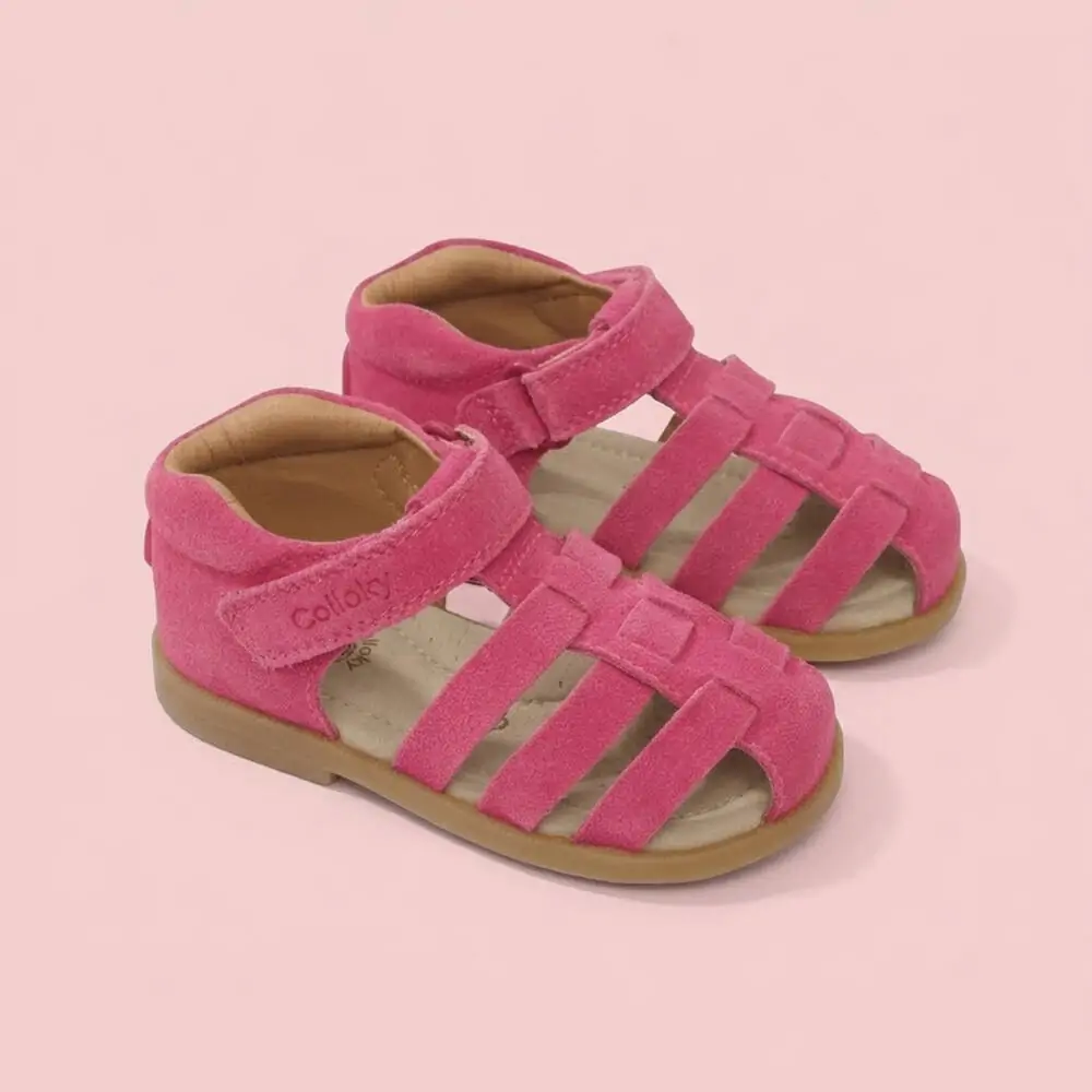 Sandalia Colloky colección de niña fucsia