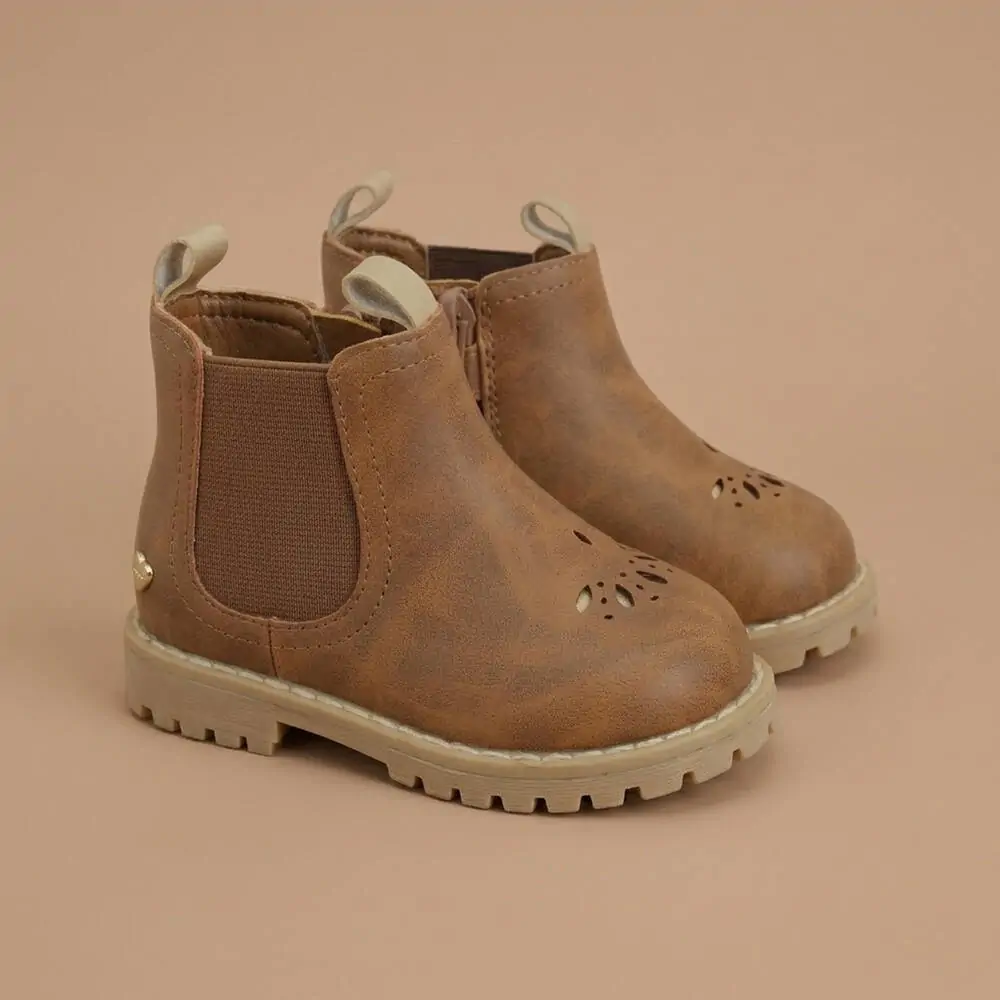 Bootie Opaline Colección de niña - Café