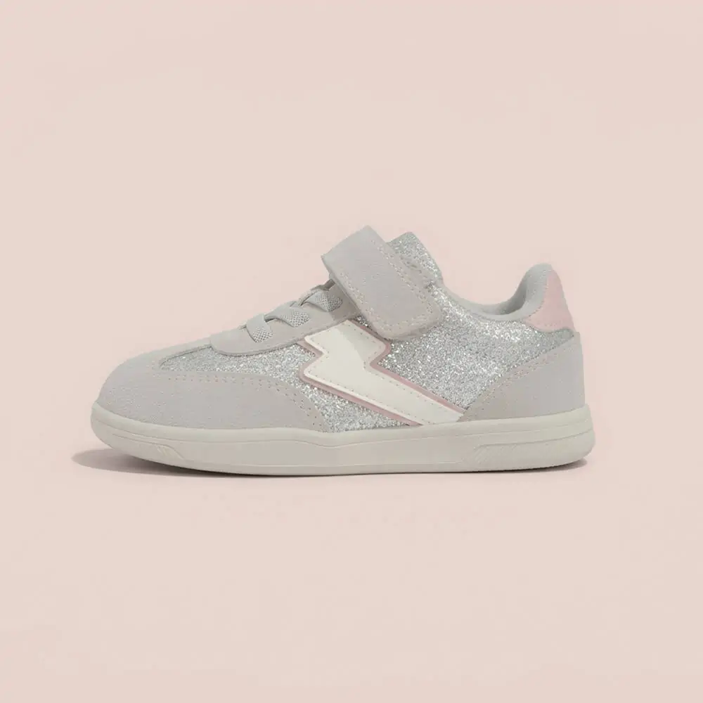 Zapatilla Colloky Lifestyle de niña plateado