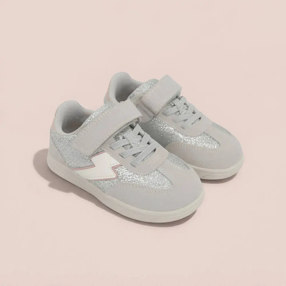 Zapatilla Colloky Lifestyle de niña plateado