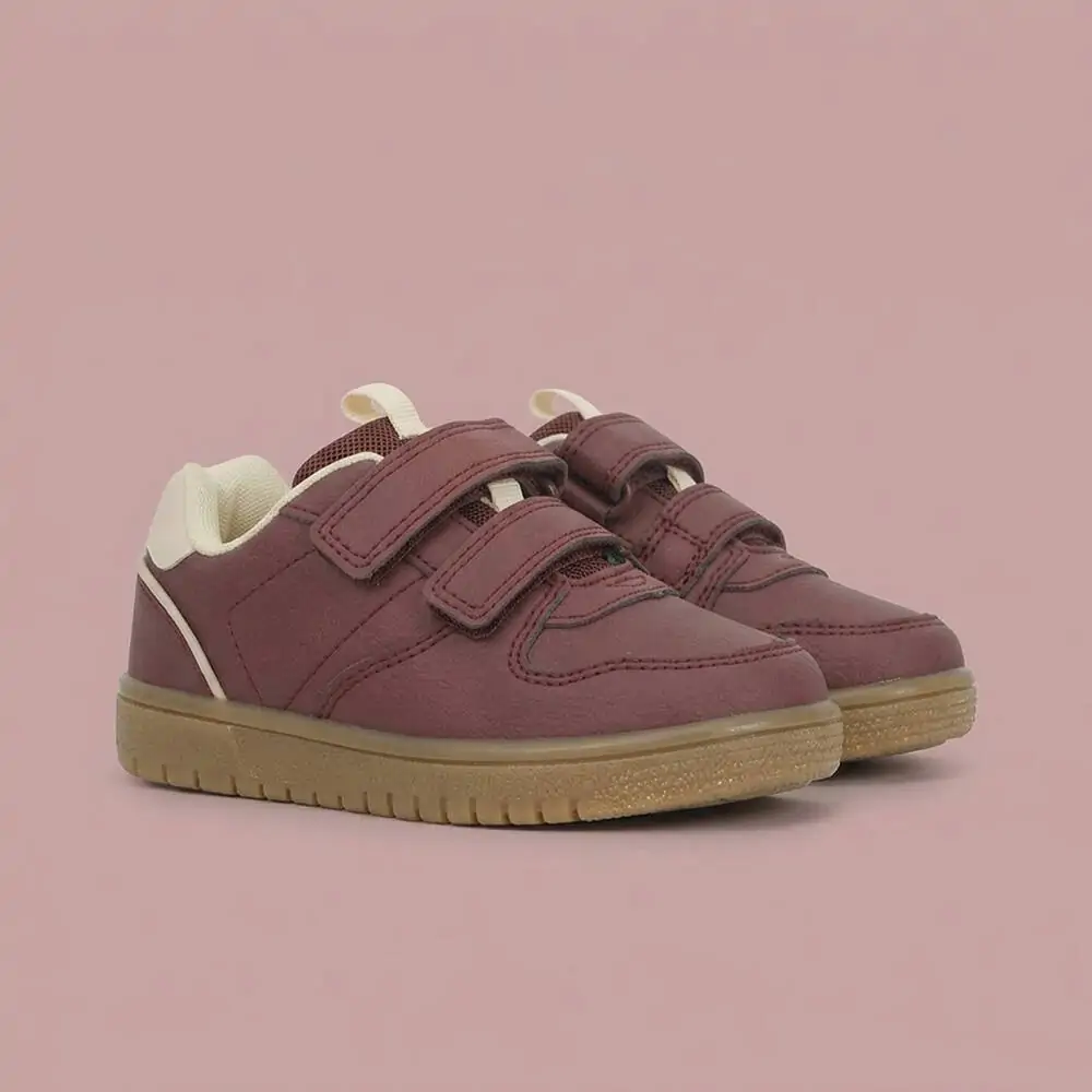 Zapatilla Colloky Lifestyle de niño burdeo