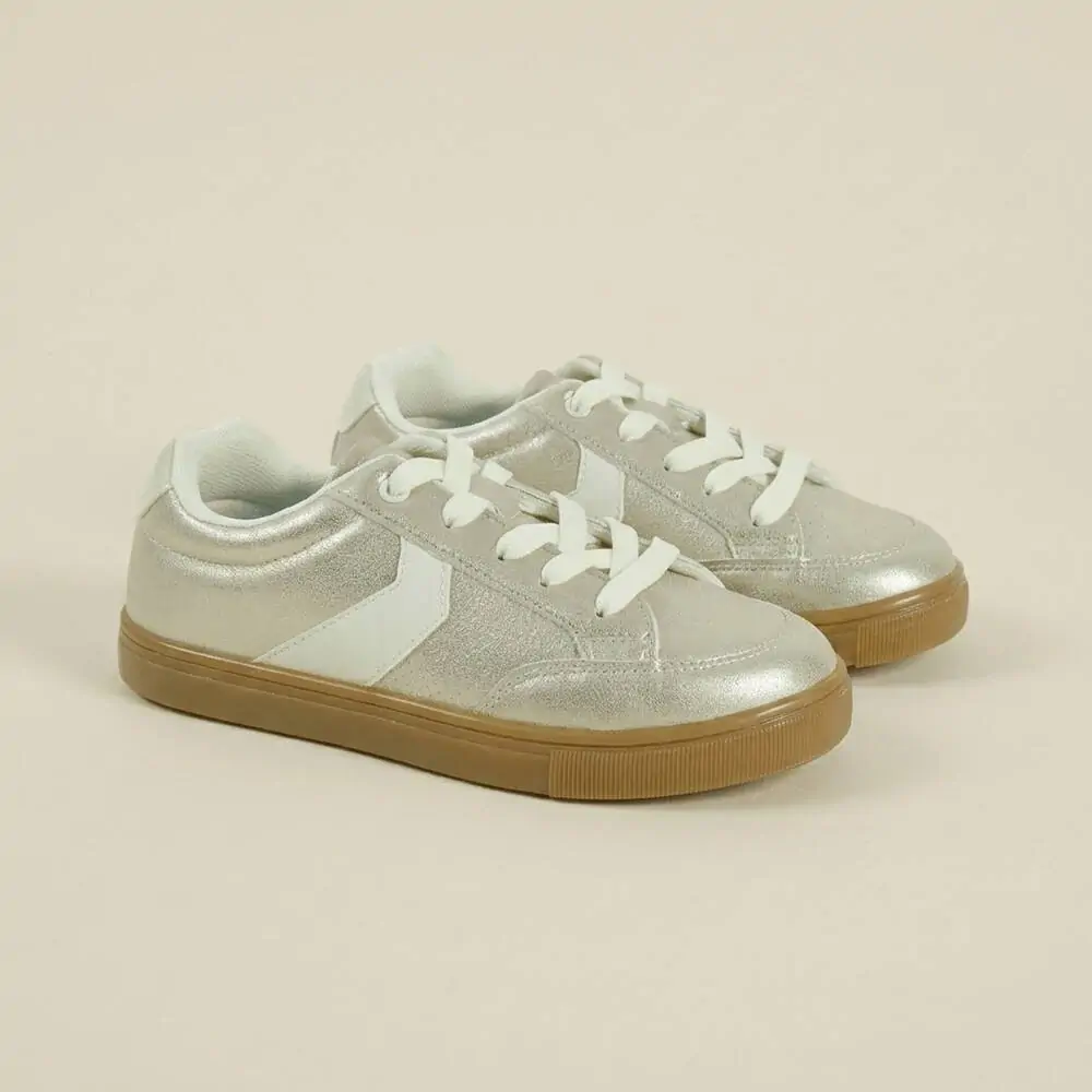 Zapatilla Colloky lifestyle de niña - color dorado