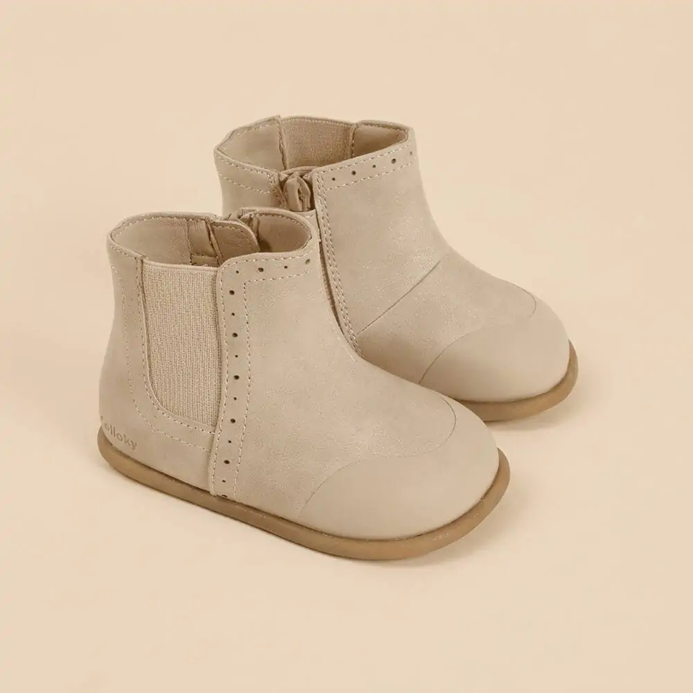 Bootie Colloky Colección de niña-  beige