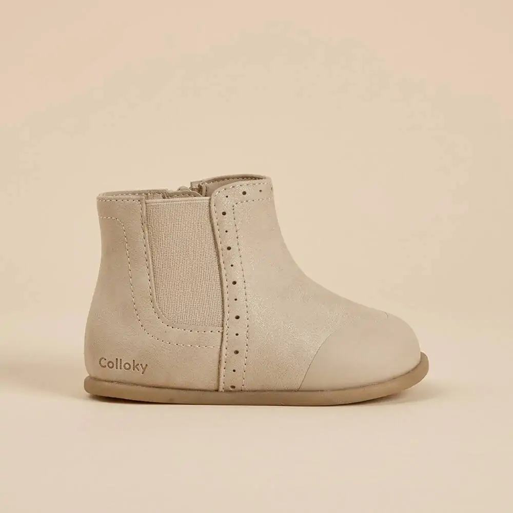 Bootie Colloky Colección de niña-  beige